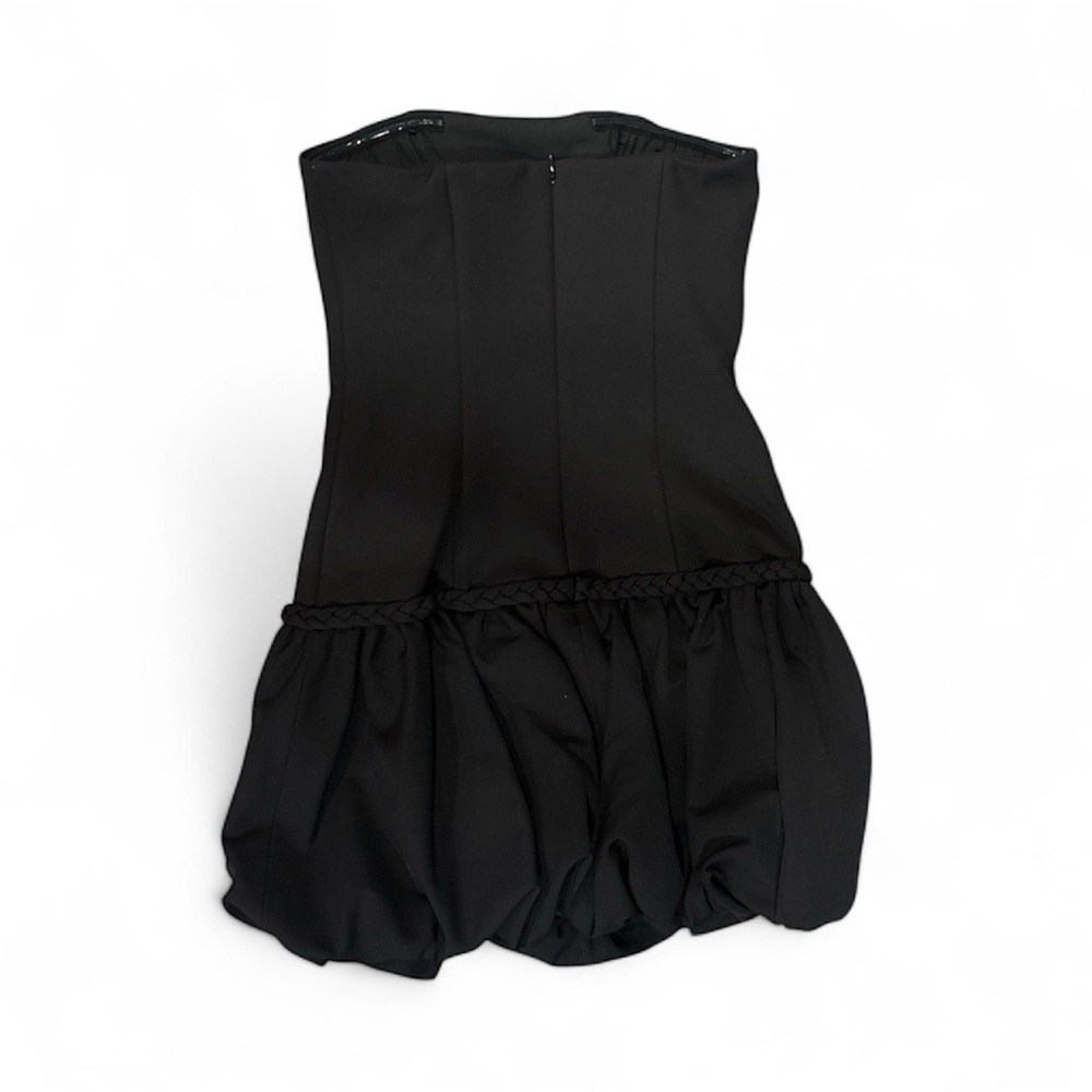 Elegant Black Strapless Dress